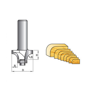 Corner Round Bit Carbide Tipped Router Bits Tools for Wood